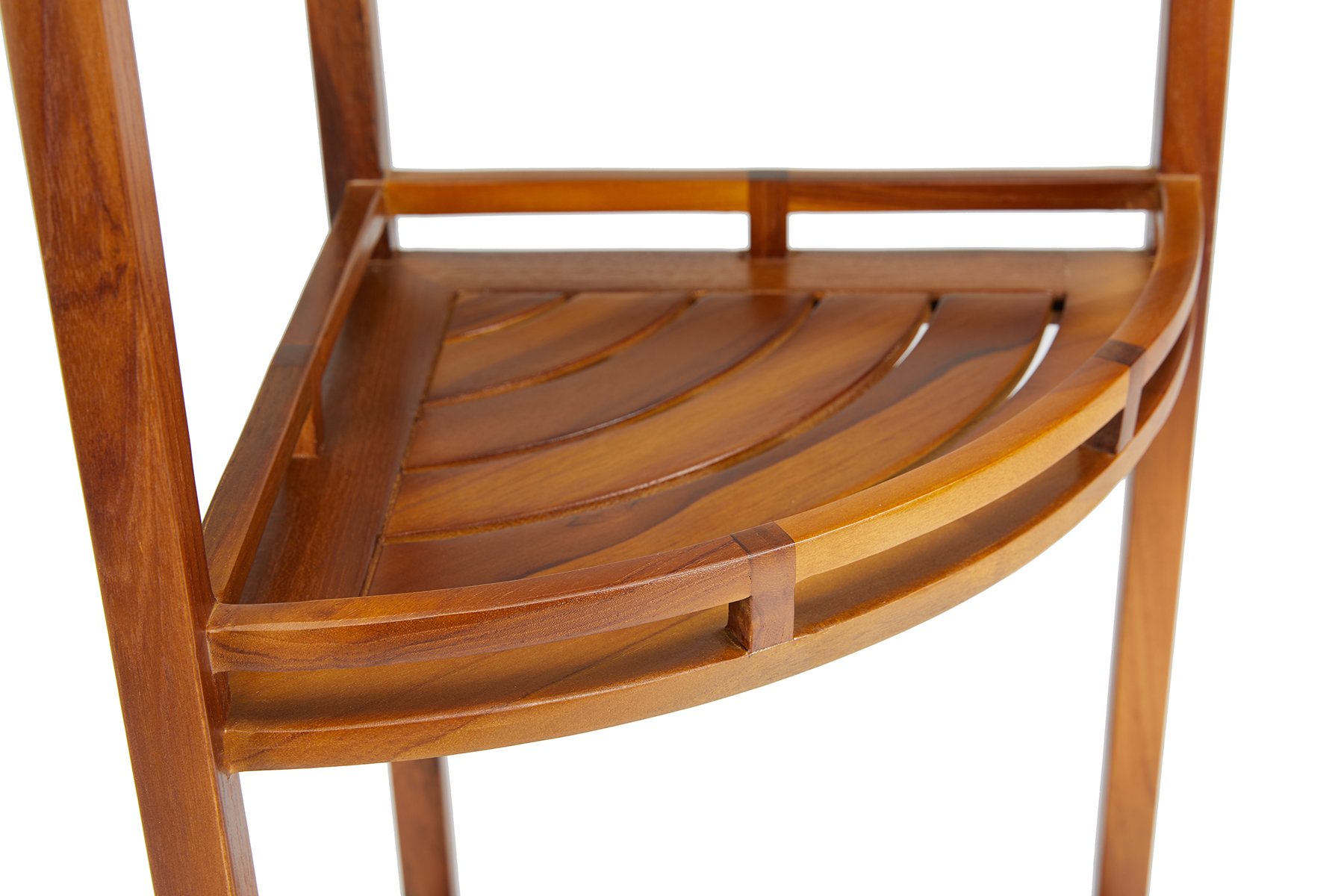 Teak 3 Tier Corner Shelf Teak Corner Shower and Bath Shelf for Sale