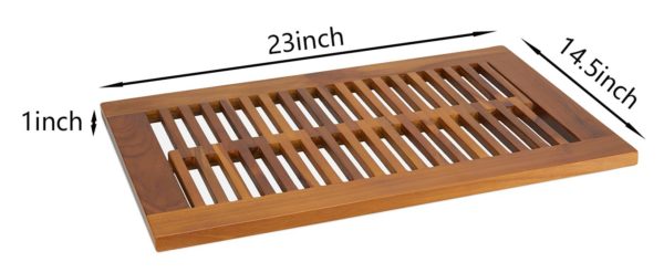 The GRIM, Teak Shower Mat 23