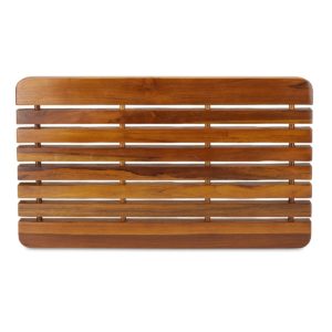 Online The TROY, Teak Shower Mat 23" - TeakCraftUS