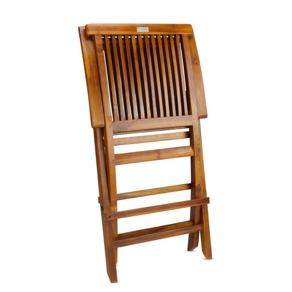 Modern Teak Folding Arm Chair for Sale - TeakCraftUS