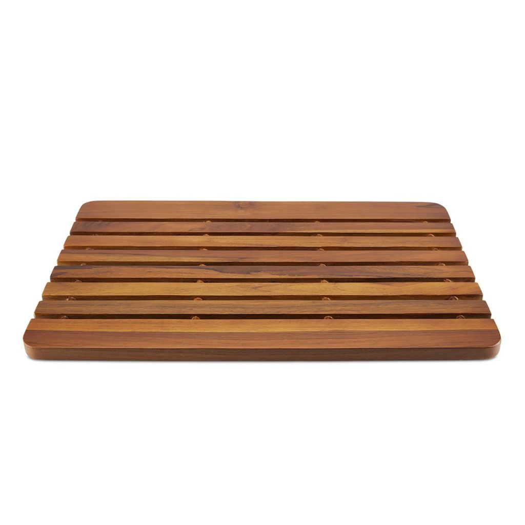 Teak Shower Mat 24″ Indonesian Teak Wood Bath Mat