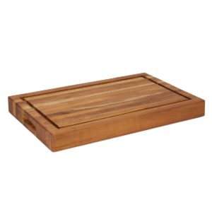 Buy Large Reversible Teak Wood Cutting Board with Juice Groove - TeakCraftUS