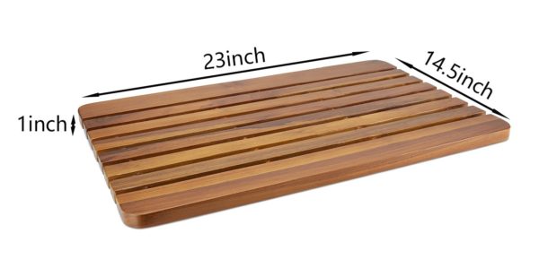 The TROY, Teak Shower Mat 23"