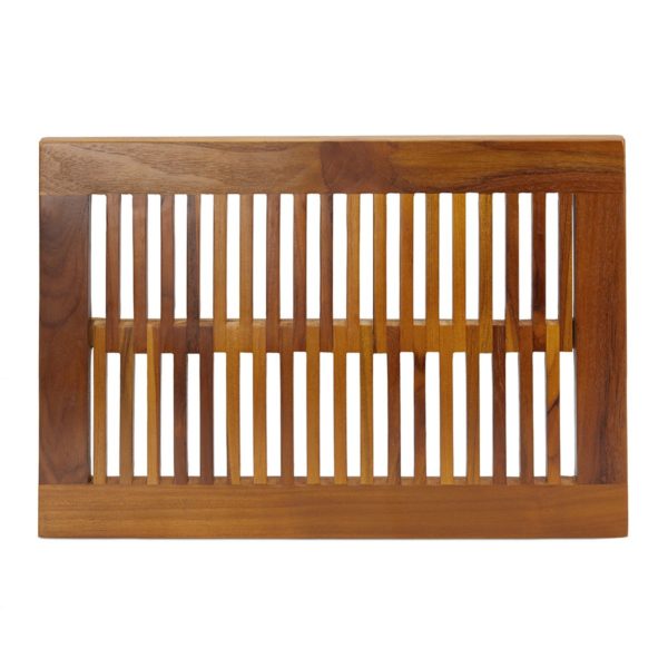 Buy Contemporary Teak Shower Mat 23 Inch Online - TeakCraftUS