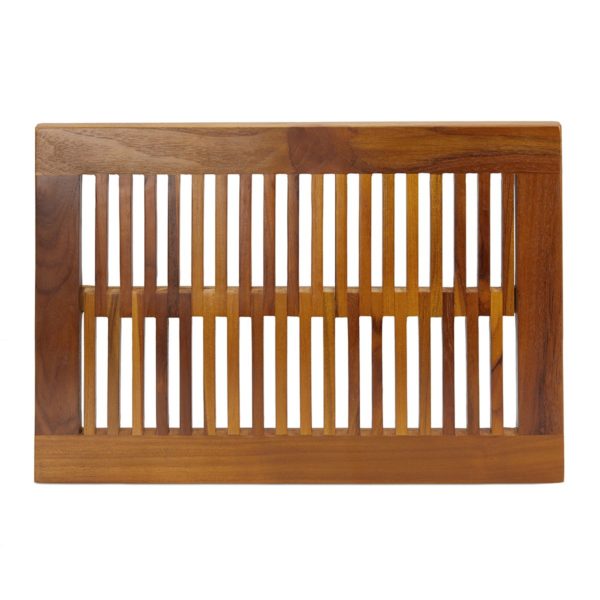 Buy Contemporary Teak Shower Mat 23 Inch Online - TeakCraftUS