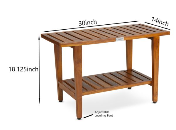 Buy The LIV, Teak Shower Bench 30 inch Online - TeakCraftUS