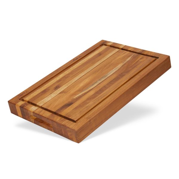 Large Reversible Teak Wood Cutting Board With Juice Groove