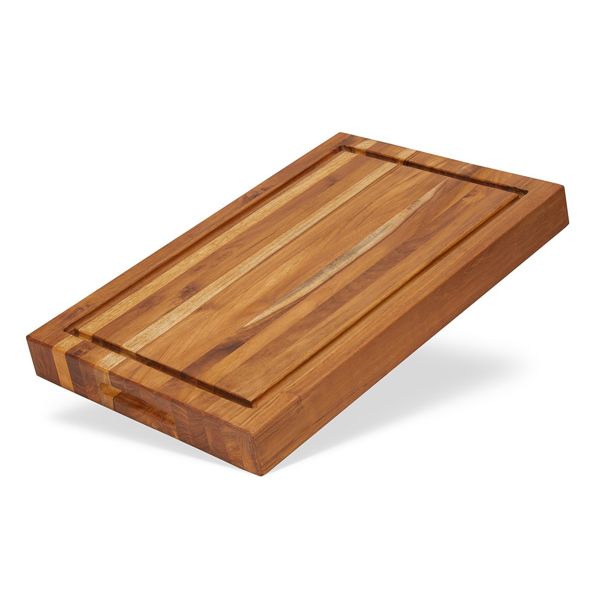 Teak Wood Cutting Board With Juice Groove Small Wooden Cutting Boards For  Kitchen Hanging Chopping Board Good Kitchen Gifts(14 X 10 X 0.6 Inches)