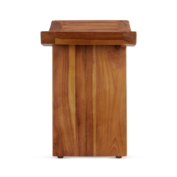 The TORI, Teak Wood Shower Bench Online - TeakCraftUS