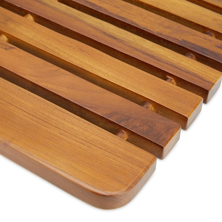 Teak Shower Mat 23″ Indonesian Teak Wood Bath Mat