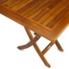 The DAG, Teak Folding Table (Fully Assembled)