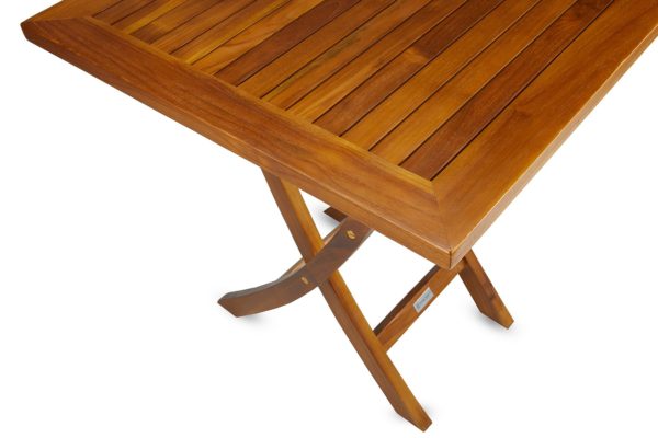 The DAG, Teak Folding Table (Fully Assembled)