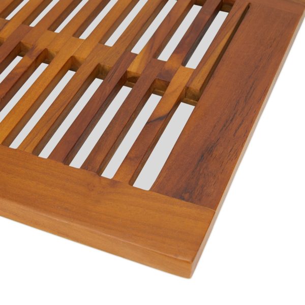 Buy Teak Shower Mat 23 Inch Online - TeakCraftUS