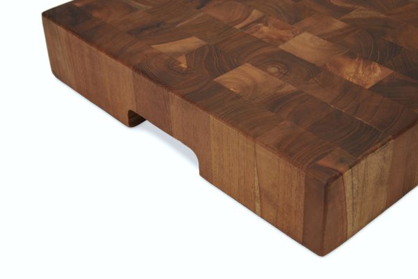 Buy End Grain Teak Butcher Block, Extra-THICK Online - TeakCraftUS