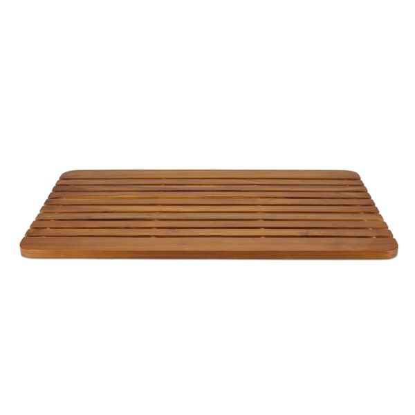 Teak Shower Mat 30 Inch Large Bath Mat Non-slip, Teak Shower/bath