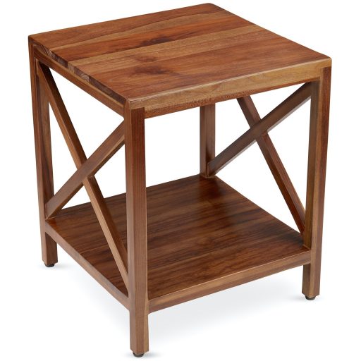 Why You Need A Solid Teak Wood End Table in Your Living Room