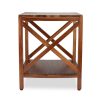 Frigg - Teak Squar End Table With Self