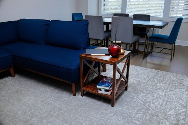 The Frigg - Teak Squar End Table With Self